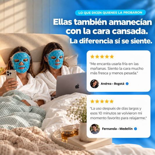 Mascarilla Facial de Gel Frío y Calor · Colo®